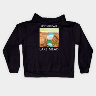 Hoover Dam Lake Mead Kids Hoodie